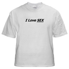 Tell everyone how you feel about sex! tshirt
